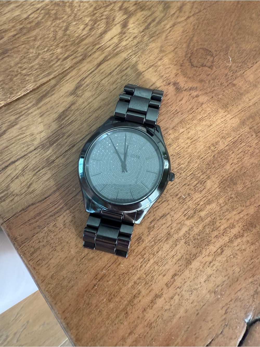 Michael Kors Black Stainless Steel Bracelet Watch